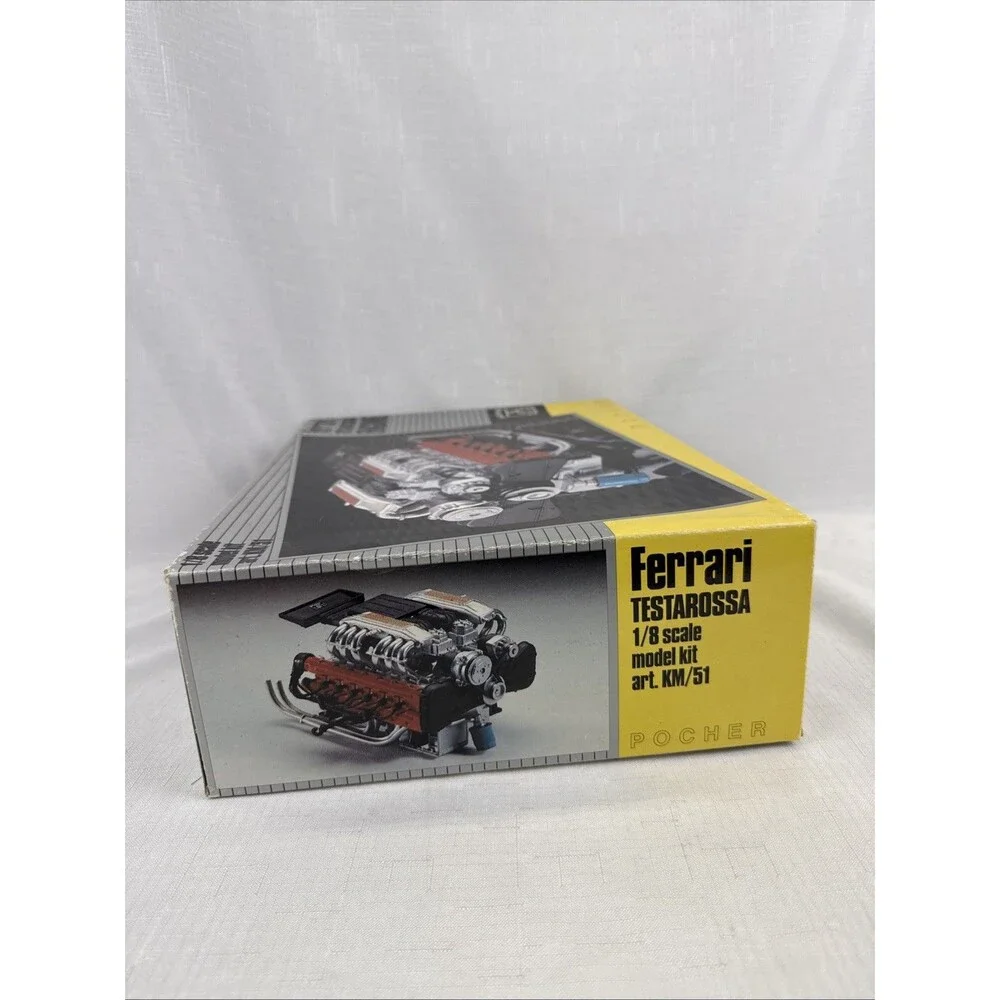 POCHER 1:8 1984 FERRARI TESTAROSSA ENGINE MODEL KIT ART. KM/51